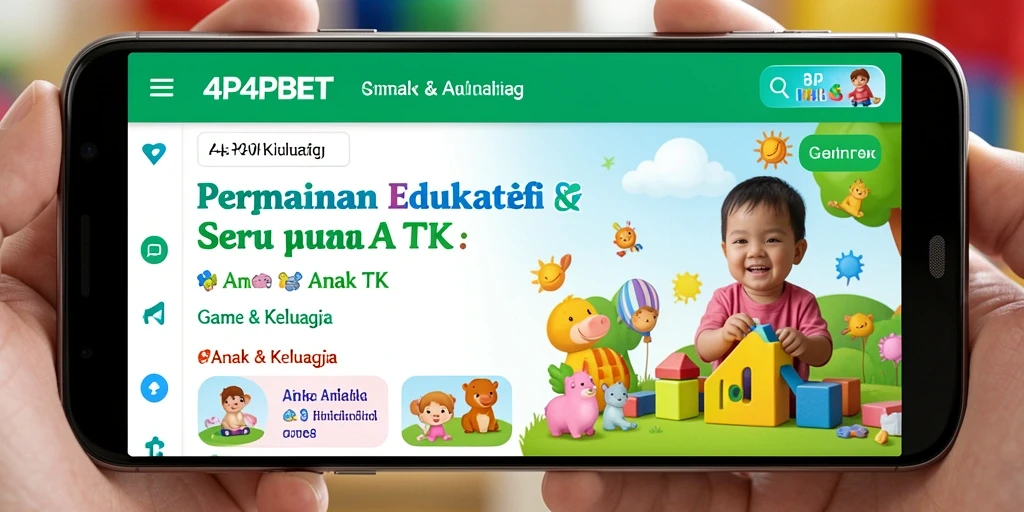 Tampilan antarmuka permainan seru dan edukatif untuk anak-anak.