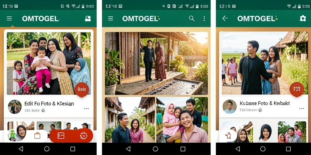 Tampilan antarmuka pengguna OMTOGEL yang menarik dan fungsional.