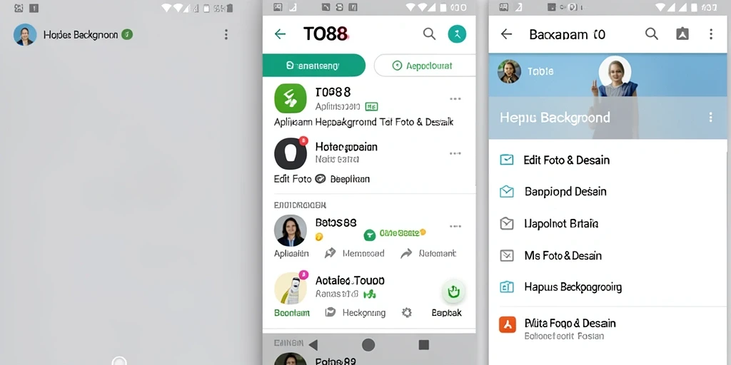 Antarmuka TO88 yang sederhana untuk menghapus background dengan mudah.