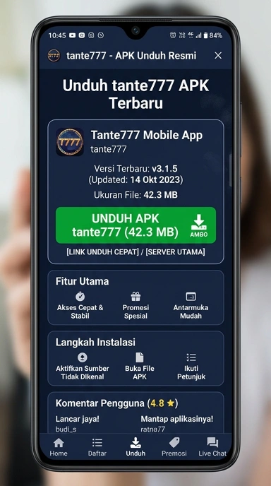 Unduh APK tante777 Terbaru untuk Android