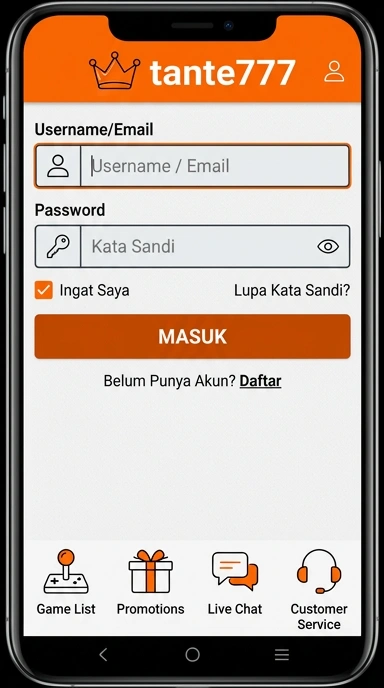 Panduan Masuk Akun tante777 untuk Pengguna Android